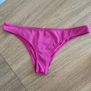 *!!WORN ONCE!!* Very cheeky magenta bikini bottoms from H&M.